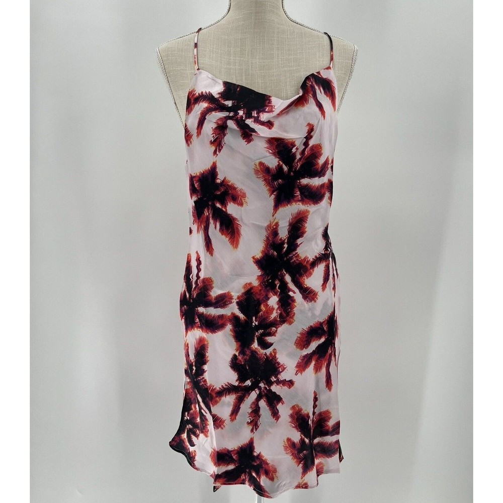 NWT Area Stars Palm Print Mini Slip Dress Size‎ Medium